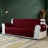 COTTON QUILTED SOFA COVER /RUNNER (Maroon  COLOR)