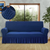 Turkish Style Frilled Sofa Covers- Blue
