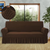 Turkish Style Frilled Sofa Covers-- Dark Brown