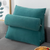 Velvet Triangular Back Rest Cushion / Neck Rest Pillow / Back Wedge Cushion In Zinc Color