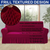 Turkish Style Frilled Sofa Covers-- Maroon