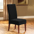Black – Flexible Jersey Cotton Dining Chair Covers