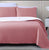 3Pcs Ultrasonic Bedspread-Pink
