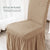 Bubble Jersey Fabric Dining Chair Covers - Light Golden