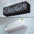 Quilted AC Cover (Indoor+Outdoor Unit Set) Printed Black