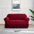 Zebra Style Velvet Sofa Cove-(Maroon)