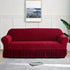 Zebra Style Velvet Sofa Cove-(Maroon)