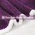 Premium Double Sided Sherpa Fleece Blanket -Purple (220 x 230 cm)