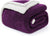 Premium Double Sided Sherpa Fleece Blanket -Purple (220 x 230 cm)