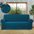 Turkish Style Frilled Sofa Covers- Zinc Colour