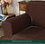 Turkish Style Stretchable Bubble Fabric Sofa Covers (Brown)