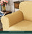 Turkish Style Stretchable Bubble Fabric Sofa Covers (Beige)