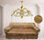 Twill Jersey Sofa Covers - Elastic Sofa Covers (Golden)