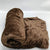 Fleece Throw Blanket for Double Bed (Brown)